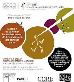 Bienal SACO lanza MATERIA, un nuevo escenario para el arte juvenil