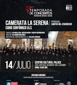 Camerata La Serena y Coro Sinfónico ULS se unen en conciertos gratuitos en Coquimbo y La Serena