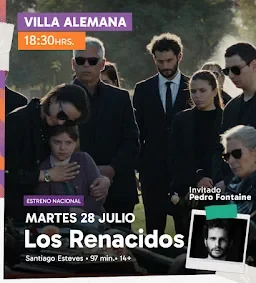 Con el actor Pedro Fontaine como invitado, Los renacidos se exhibirá gratuitamente en Villa Alemana