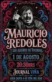 Mauricio Redolés regresa a la Región de Valparaíso con dos conciertos junto a Los Alegres de Tocornal