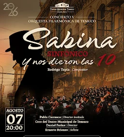 Orquesta Filarmónica de Temuco llevará las canciones de Joaquín Sabina al formato sinfónico
