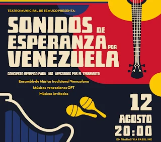 “Sonidos de Esperanza por Venezuela” reunirá a músicos de Chile y Venezuela en un concierto solidario en Temuco