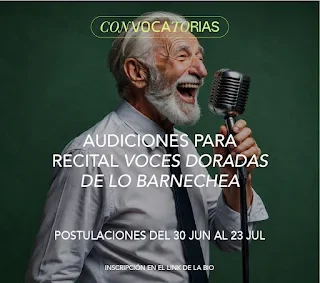 ¿Tiene más de 60 años y le gusta cantar? Lo Barnechea abre convocatoria para encontrar sus «Voces Doradas